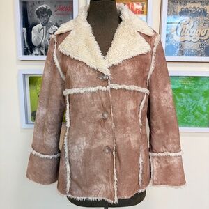 🤎 Y2k Faux Shearling Jacket 🤎